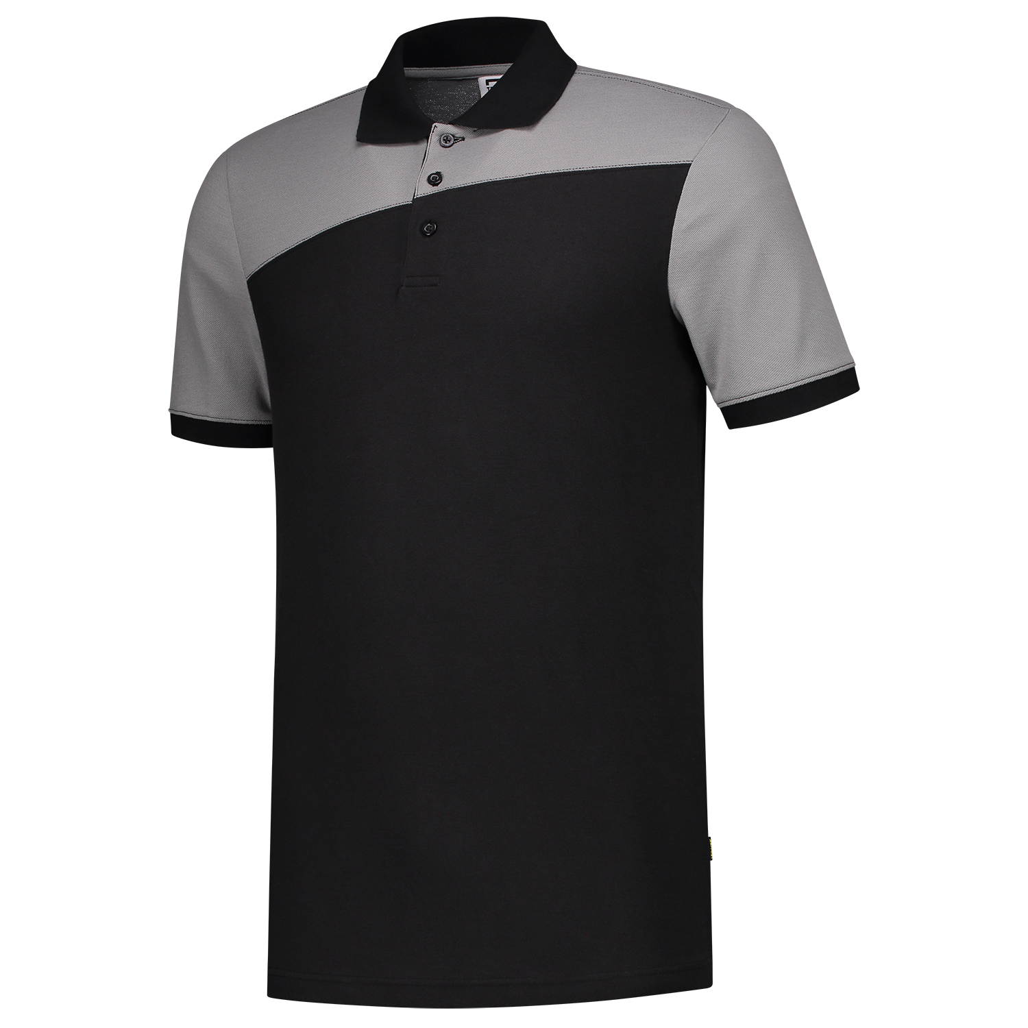202006blackgreyside Tricorp - Poloshirt Bicolor Naden - Afbeelding 1